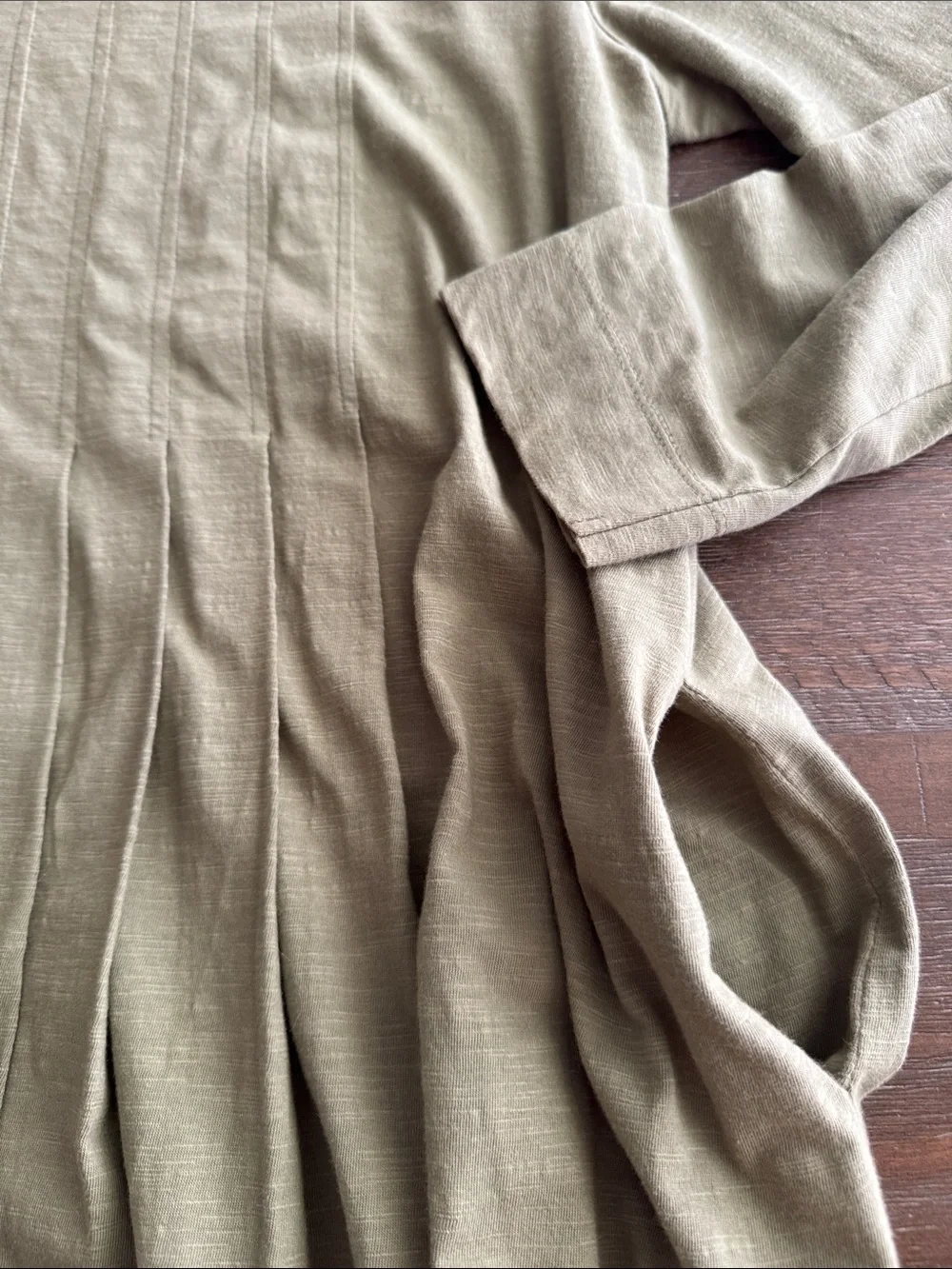 Women’s Uncle Frank long sleeve knit midi dress olive green size medium fall